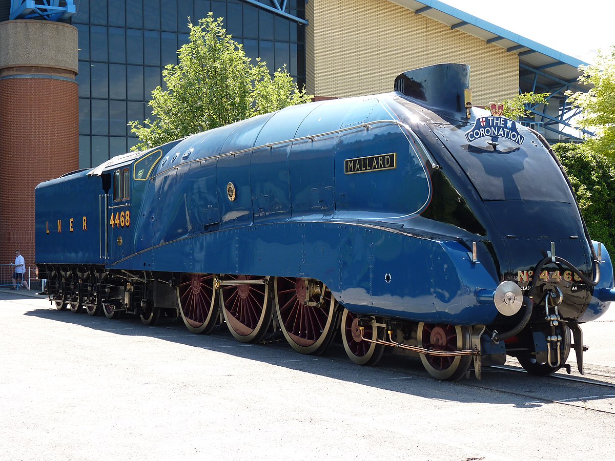 Mallard the most famous of the A4 locomotives