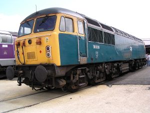 Class 56, no. 56006, on display at Doncaster Works open day on 27th July 2003