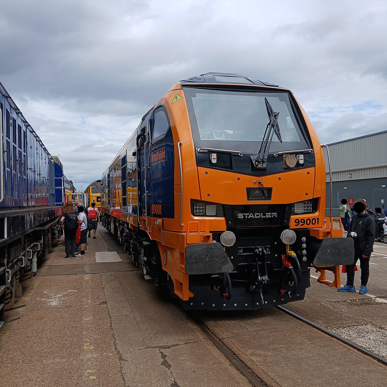 A new class 99 stands on display